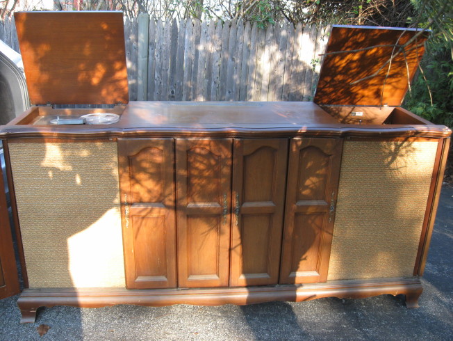 fisher regent II 6000 console front top open